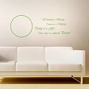 《Smart Design》創意無痕壁貼◆把握今天 四色可選草地綠
