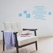 《Smart Design》創意無痕壁貼◆電影人生 四色可選天空藍