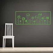 《Smart Design》創意無痕壁貼◆希望樹 四色可選草地綠