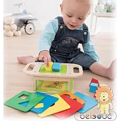 【德國進口木質教育玩具】Beleduc 形狀分類台