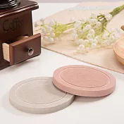 【HIKARI日光生活】硅藻土超吸水杯墊/皂盤 (2入/組)灰色*2