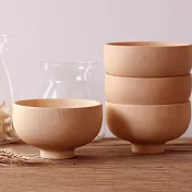 【Homely Zakka】木趣食光一體成型圓弧木碗