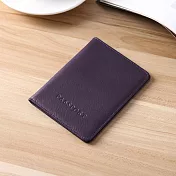 【Solomon 原創設計皮件】去旅行手作皮革護照夾 PassPort釉紫