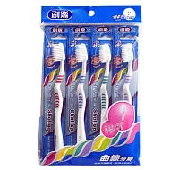Shallop刷樂  曲線牙刷4支