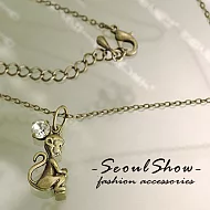 【Seoul Show】韓國直送 調皮小猴子 復古項鍊