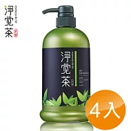 茶寶 淨覺茶 天然茶籽碗盤蔬果洗潔液4入組