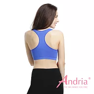 【Andria安卓亞】超輕感美胸無痕挖背內衣M藍紫