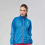 FIVE UP-彩虹色抗UV薄風衣外套XL藍