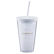 [星巴克]白HERITAGE Togo冷水杯