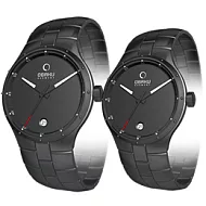 OBAKU 完美演繹時尚對錶(全黑)