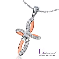 Ur diamond♥愛的信仰♥GIA鑽石18K白金項鍊 30分G/VS1/3EX