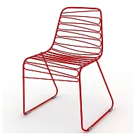 Magis Flux 兩筆畫椅（鮮紅）