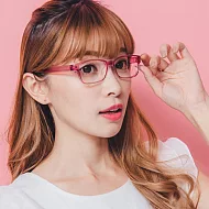 PRATO 韓國製流行潮流 方框平光眼鏡PA-2010-粉紅