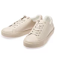 【U】NUOVO - 甜美風皮革休閒鞋(女款﹐四色可選)JPN22.5 - 米白