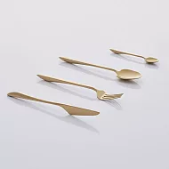 [JIA Inc.]書法西式點心叉匙組PVD(玫瑰金)