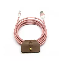 【禮盒精裝版】亞果元素 PeAk 金屬編織傳輸線 300cm玫瑰金