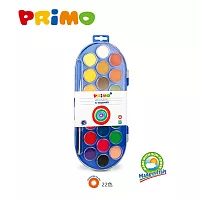 義大利primo 可水洗22色無毒水彩顏料(附筆)