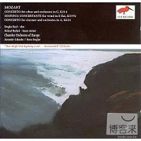 莫札特：三首木管協奏曲 /道格拉斯．波伊德(雙簧管)、理查．霍斯福德(單簧管)亞歷山大．許奈德(指揮)歐洲室內樂團