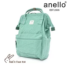 【日本正版anello】休閒柔軟棉質後背包《薄荷綠 MGR》