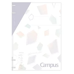 KOKUYO 礦石限定Campus 2x2薄型4孔活頁夾(限定)─ 紫