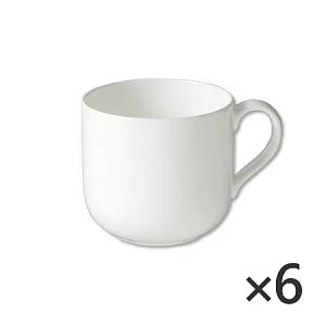 [MUJI 無印良品]骨瓷咖啡杯/230ML/6入