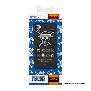ray-out iPhone4 航海王背蓋 黑(RT-OP3B-MB)