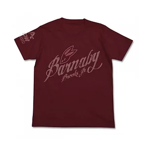 《Tiger ＆ Bunny》巴納比 Logo造型 T恤-酒紅色（XL）--Cospa出品