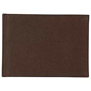 [MUJI 無印良品]棉麻硬質封面相本/4×6吋.1段.棕