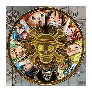 *航海王*魯夫海賊團經典羅盤追緝海報