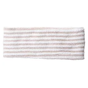 [MUJI 無印良品]圈絨頭巾/細.粉紅條紋