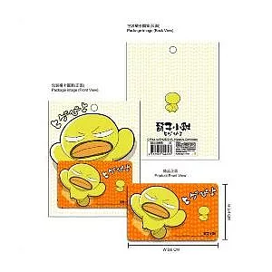 卡片貼紙-鬍子小雞B款