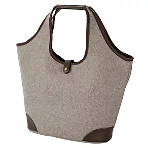 [MUJI 無印良品]再生毛氈手提包米色