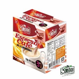 《三點一刻》義式3合1濃縮咖啡(19公克 x6包/盒)