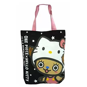 《One Piece x Hello Kitty》喬巴＆Kitty拖特包喬巴款--Maruyoshi出品(日版原裝)