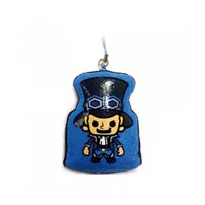 海賊王/航海王系列沙包造型螢幕擦吊飾。薩波