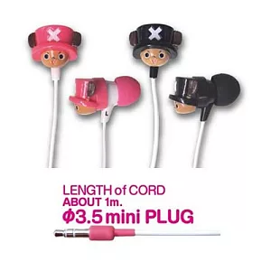 喬巴超人 - 密閉耳塞式耳機黑