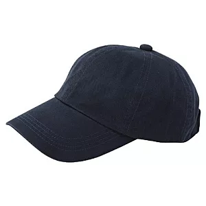 [MUJI 無印良品]有機棉斜紋織遮陽棒球帽深藍