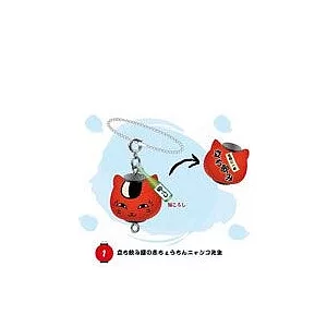 夏目友人帳貓咪老師可愛吊飾：飲兵衛橫丁（紅燈籠）.