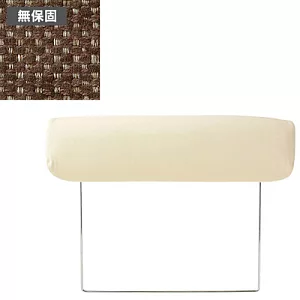 [MUJI 無印良品]棉麻平織沙發通用頭枕套/棕色/3人