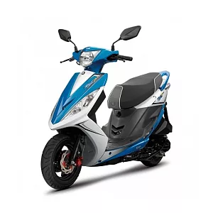 SYM 三陽機車 RX 110 碟煞 五期噴射 飛旋踏板 (藍白)2012年全新領牌車