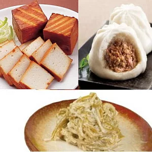 【康熙來了推薦組】黑包貓10粒+小潘海帶芽1罐+台南煙燻一族百頁豆腐(含運)