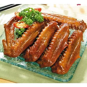 【廣霖煙燻滷味】煙燻鴨舌頭 9支+鴨翅 8支+黃金蛋6粒+百頁豆腐 300克(含運)