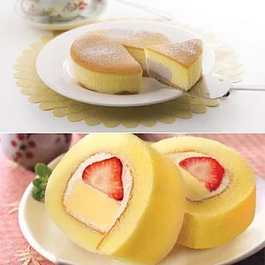 獨家嘗鮮新品 [諾貝爾]草莓奶凍捲+巧克力奶凍捲+戀雪糕(芋頭)