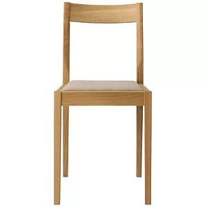 [MUJI 無印良品]無垢材椅/橡木/布面座