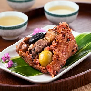 【石碇一粒粽】紅麴鮮肉粽+南部家鄉粽（2盒入）