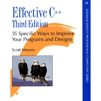 Effective C++ 55 Specific Way to Improve Your Programs & Dei