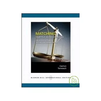 Matching Supply with Demand An Introduction to Operations Management