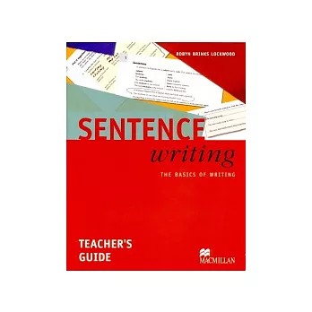 Sentence Writing Teacher’s Guide