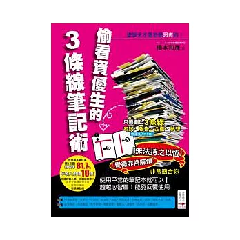 偷看資優生的3條線筆記術