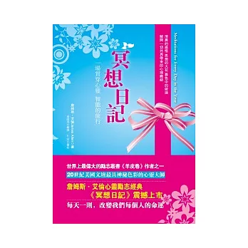 冥想日記：一場貫穿心靈、智能的旅行